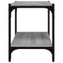 TV-Schrank aus grauem Sonoma-Sperrholz und Stahl, 60 x 33 x 41 cm von vidaXL, TV-Möbel - Ref: Foro24-819320, Preis: 33,44 €, ...