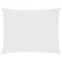 Toldo de vela rectangular tela Oxford blanco 3x4 m