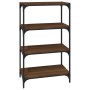 Regal aus Sperrholz und brauner Eiche 60x33x100 cm von vidaXL, Bücherregale und Regale - Ref: Foro24-819331, Preis: 53,75 €, ...