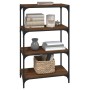 Regal aus Sperrholz und brauner Eiche 60x33x100 cm von vidaXL, Bücherregale und Regale - Ref: Foro24-819331, Preis: 53,75 €, ...