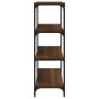 Regal aus Sperrholz und brauner Eiche 60x33x100 cm von vidaXL, Bücherregale und Regale - Ref: Foro24-819331, Preis: 53,75 €, ...