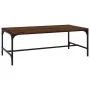 Mesa de centro madera contrachapada marrón roble 100x50x35 cm de vidaXL, Mesas de centro - Ref: Foro24-819391, Precio: 45,88 ...