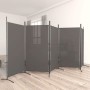 Trennwand mit 5 anthrazitgrauen Stoffbahnen 433x180 cm von vidaXL, Raumteiler - Ref: Foro24-350268, Preis: 54,99 €, Rabatt: %