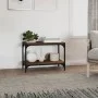 Mueble para TV contrachapada y acero roble marrón 60x33x41 cm de vidaXL, Muebles TV - Ref: Foro24-819321, Precio: 37,98 €, De...