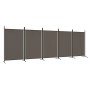 Trennwand mit 5 anthrazitgrauen Stoffbahnen 433x180 cm von vidaXL, Raumteiler - Ref: Foro24-350268, Preis: 54,99 €, Rabatt: %