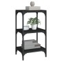 Plywood and black steel shelving 40x33x70.5 cm by vidaXL, Bookcases and shelves - Ref: Foro24-819307, Price: 44,69 €, Discoun...
