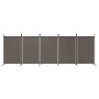 Divider screen with 5 anthracite gray fabric panels 433x180 cm by vidaXL, Room dividers - Ref: Foro24-350268, Price: 54,99 €,...