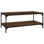 Couchtisch aus braunem Eichensperrholz, 100 x 50 x 40 cm von vidaXL, Couchtisch - Ref: Foro24-819366, Preis: 61,41 €, Rabatt: %