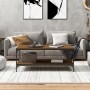 Brown oak plywood coffee table 100x50x40 cm by vidaXL, Coffee table - Ref: Foro24-819366, Price: 62,18 €, Discount: %