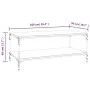 Couchtisch aus braunem Eichensperrholz, 100 x 50 x 40 cm von vidaXL, Couchtisch - Ref: Foro24-819366, Preis: 61,41 €, Rabatt: %