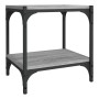 TV-Schrank aus grauem Sonoma-Sperrholz und Stahl, 40 x 33 x 41 cm von vidaXL, TV-Möbel - Ref: Foro24-819305, Preis: 34,21 €, ...