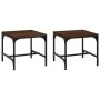Side tables 2 units brown oak plywood 40x40x35 cm by vidaXL, Coffee table - Ref: Foro24-819411, Price: 32,80 €, Discount: %