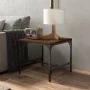 Side tables 2 units brown oak plywood 40x40x35 cm by vidaXL, Coffee table - Ref: Foro24-819411, Price: 32,80 €, Discount: %