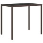 4-teiliges Gartenmöbel-Set und braune synthetische Rattankissen von vidaXL, Gartensets - Ref: Foro24-319503, Preis: 210,13 €,...