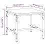 Mesas auxiliares 2 uds contrachapada roble marrón 40x40x35 cm de vidaXL, Mesas de centro - Ref: Foro24-819411, Precio: 32,80 €
