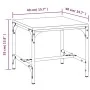 Side tables 2 units brown oak plywood 40x40x35 cm by vidaXL, Coffee table - Ref: Foro24-819411, Price: 32,80 €, Discount: %