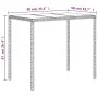 4-teiliges Gartenmöbel-Set und braune synthetische Rattankissen von vidaXL, Gartensets - Ref: Foro24-319503, Preis: 207,29 €,...
