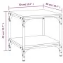 Couchtisch aus braunem Eichensperrholz, 50 x 50 x 40 cm von vidaXL, Couchtisch - Ref: Foro24-819376, Preis: 35,47 €, Rabatt: %