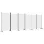 6-panel white fabric room divider screen 520x180 cm by vidaXL, Room dividers - Ref: Foro24-350270, Price: 74,09 €, Discount: %