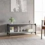 Mueble para TV contrachapada y acero gris Sonoma 100x33x41 cm de vidaXL, Muebles TV - Ref: Foro24-819350, Precio: 47,99 €, De...