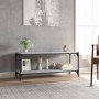 TV-Möbel Sperrholz und Sonoma grauer Stahl 100x33x41 cm von vidaXL, TV-Möbel - Ref: Foro24-819350, Preis: 48,59 €, Rabatt: %