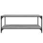 TV-Möbel Sperrholz und Sonoma grauer Stahl 100x33x41 cm von vidaXL, TV-Möbel - Ref: Foro24-819350, Preis: 48,59 €, Rabatt: %