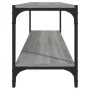 Mueble para TV contrachapada y acero gris Sonoma 100x33x41 cm de vidaXL, Muebles TV - Ref: Foro24-819350, Precio: 47,99 €, De...