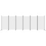 6-panel white fabric room divider screen 520x180 cm by vidaXL, Room dividers - Ref: Foro24-350270, Price: 74,09 €, Discount: %