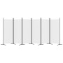6-panel white fabric room divider screen 520x180 cm by vidaXL, Room dividers - Ref: Foro24-350270, Price: 74,09 €, Discount: %