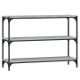 Sonoma gray plywood and steel shelving 100x33x70.5 cm by vidaXL, Bookcases and shelves - Ref: Foro24-819355, Price: 58,62 €, ...