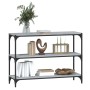 Sonoma gray plywood and steel shelving 100x33x70.5 cm by vidaXL, Bookcases and shelves - Ref: Foro24-819355, Price: 58,62 €, ...