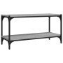 TV-Schrank aus grauem Sonoma-Sperrholz und Stahl, 80 x 33 x 41 cm von vidaXL, TV-Möbel - Ref: Foro24-819335, Preis: 52,78 €, ...