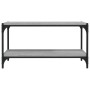 TV-Schrank aus grauem Sonoma-Sperrholz und Stahl, 80 x 33 x 41 cm von vidaXL, TV-Möbel - Ref: Foro24-819335, Preis: 52,78 €, ...