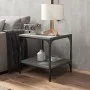 Mesa de centro madera contrachapada gris Sonoma 50x50x40 cm de vidaXL, Mesas de centro - Ref: Foro24-819375, Precio: 41,87 €,...