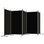 Divider screen with 5 black fabric panels 433x180 cm by vidaXL, Room dividers - Ref: Foro24-350269, Price: 60,85 €, Discount: %