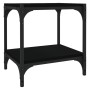 TV-Schrank aus Sperrholz und schwarzem Stahl, 40 x 33 x 41 cm von vidaXL, TV-Möbel - Ref: Foro24-819302, Preis: 34,21 €, Raba...