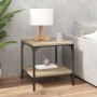 Mesas auxiliares 2 uds contrachapada roble Sonoma 40x40x40 cm de vidaXL, Mesas de centro - Ref: Foro24-819380, Precio: 53,89 ...