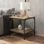 Side tables 2 units Sonoma oak plywood 40x40x40 cm by vidaXL, Coffee table - Ref: Foro24-819380, Price: 53,95 €, Discount: %