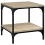 Mesas auxiliares 2 uds contrachapada roble Sonoma 40x40x40 cm de vidaXL, Mesas de centro - Ref: Foro24-819380, Precio: 53,89 ...