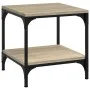 Side tables 2 units Sonoma oak plywood 40x40x40 cm by vidaXL, Coffee table - Ref: Foro24-819380, Price: 53,95 €, Discount: %