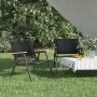 Sillas de camping 2 uds tela Oxford negro 54x43x59 cm de vidaXL, Sillas de jardín - Ref: Foro24-319482, Precio: 86,77 €, Desc...
