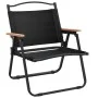 Sillas de camping 2 uds tela Oxford negro 54x43x59 cm de vidaXL, Sillas de jardín - Ref: Foro24-319482, Precio: 86,77 €, Desc...