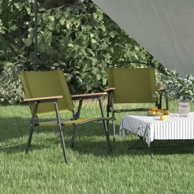 Campingstühle 2 Stück grüner Oxford-Stoff 54x55x78 cm von vidaXL, Gartenstühle - Ref: Foro24-319486, Preis: 101,07 €, Rabatt: %