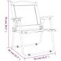 Campingstühle 2 Stück grüner Oxford-Stoff 54x55x78 cm von vidaXL, Gartenstühle - Ref: Foro24-319486, Preis: 103,27 €, Rabatt: %