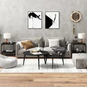 2 black plywood side tables 40x40x40 cm by vidaXL, Coffee table - Ref: Foro24-819378, Price: 40,83 €, Discount: %