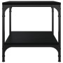 Beistelltische 2 Stück Sperrholz schwarz 40x40x40 cm von vidaXL, Couchtisch - Ref: Foro24-819378, Preis: 41,21 €, Rabatt: %