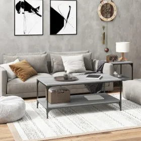 Sonoma gray plywood coffee table 80x50x40 cm by vidaXL, Coffee table - Ref: Foro24-819370, Price: 56,02 €, Discount: %
