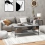 Sonoma gray plywood coffee table 80x50x40 cm by vidaXL, Coffee table - Ref: Foro24-819370, Price: 56,79 €, Discount: %