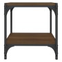 TV-Möbel Sperrholz und braune Eiche Stahl 40x33x41 cm von vidaXL, TV-Möbel - Ref: Foro24-819306, Preis: 23,23 €, Rabatt: %