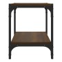 TV-Möbel Sperrholz und braune Eiche Stahl 40x33x41 cm von vidaXL, TV-Möbel - Ref: Foro24-819306, Preis: 23,23 €, Rabatt: %